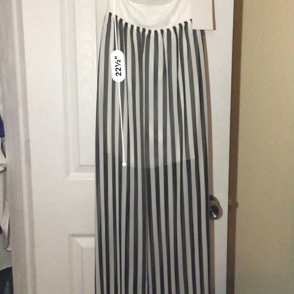 Ivory maxi strapless dress - Picture 6 of 6